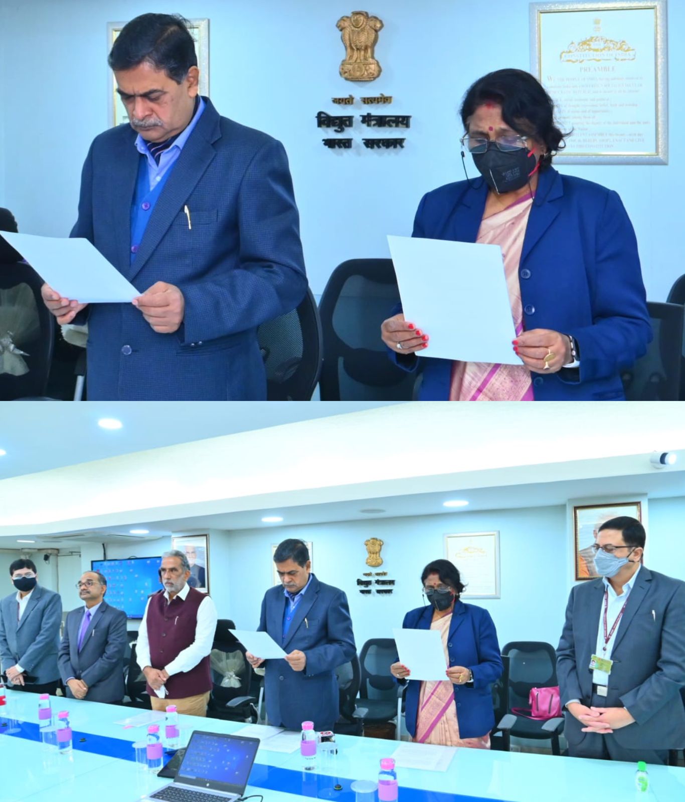 Power Minister administers oath of office and secrecy to member JERC for Goa & UTs