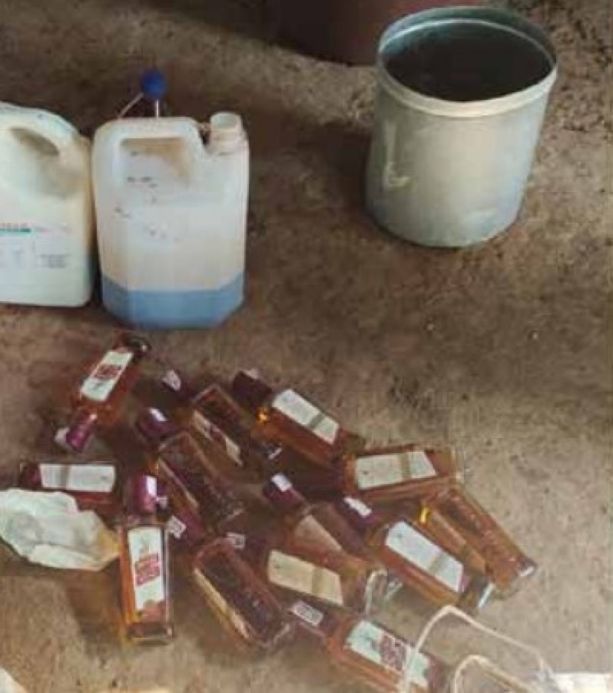 Fake Liquor Manufacturing Unit Busted In Berhampur