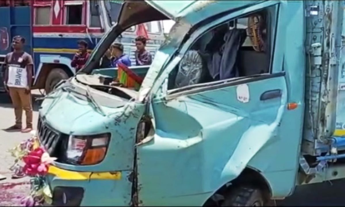 Gas tanker collides with mini truck in Ganjam, 1 dead