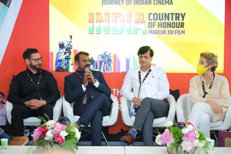 Come, Shoot your Movies In India: Dr L. Murugan at Cannes