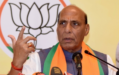 Rajnath Singh Addresses Odisha CM, Mamata Banerjee and Other Opposition Leaders Ahead of Presidential Election