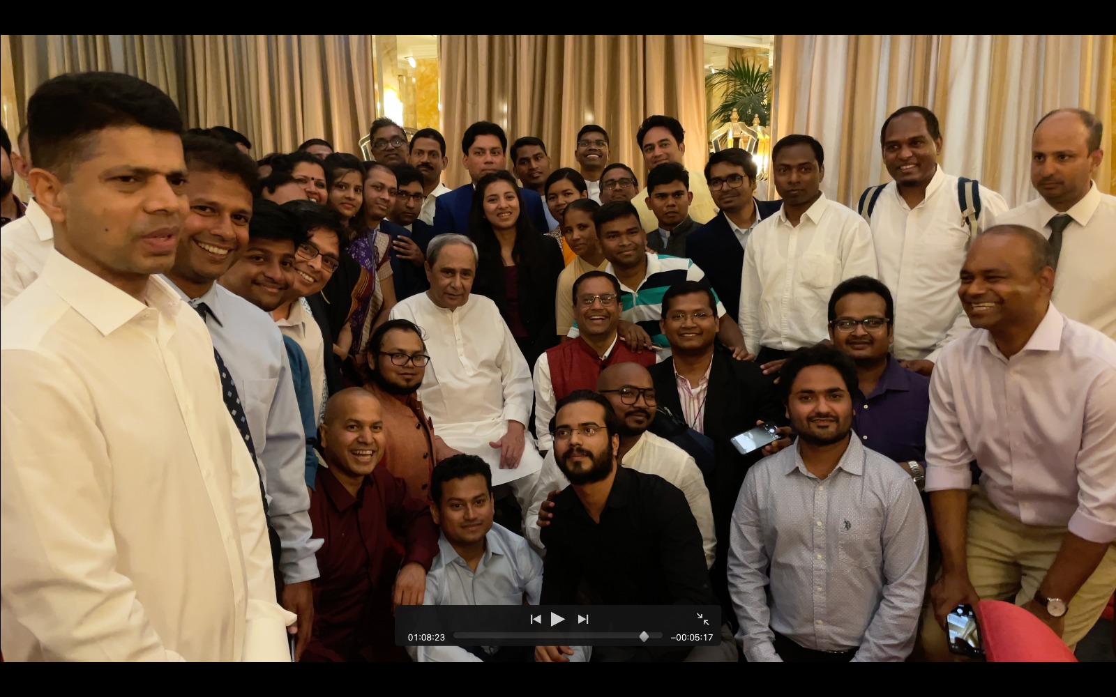 Chief Minister Naveen Patnaik meets Odia diaspora in Rome