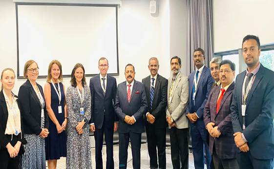 Dr Jitendra Singh holds a bilateral meeting with the Minister of Norway