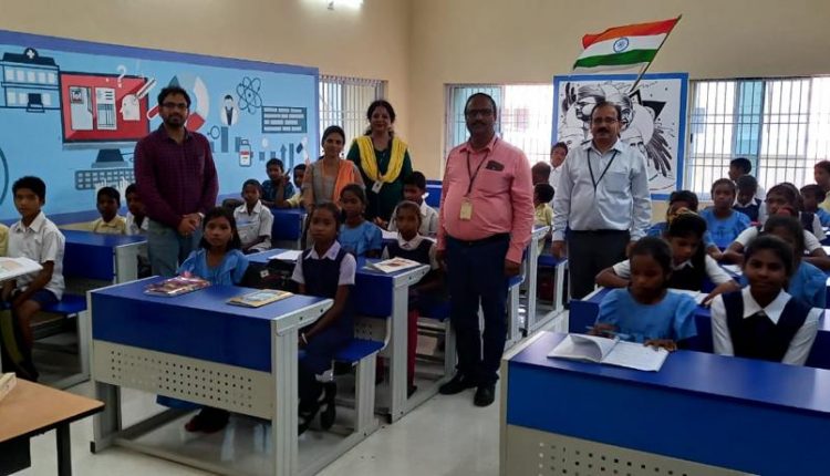 Classes in Kotia Odisha Adarsha Vidyalaya begin for current session