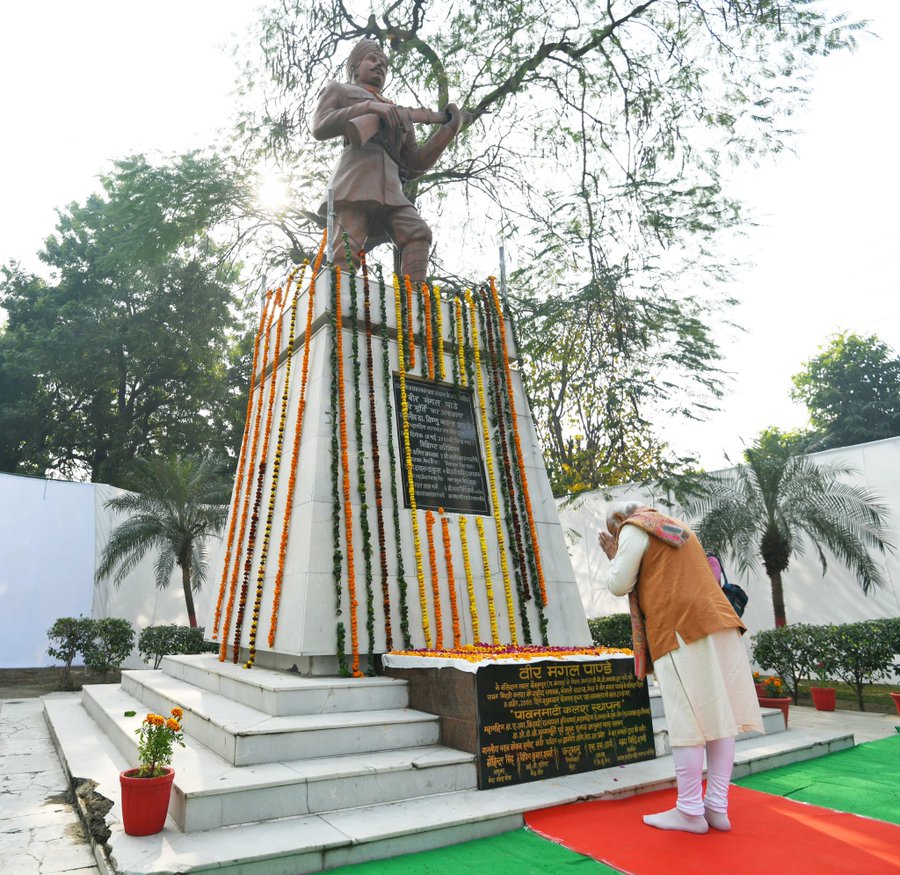 PM remembers freedom fighter, Mangal Pandey on his birth anniversary