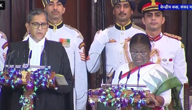 Droupadi Murmu takes oath as India's 15th President