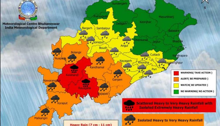 IMD Issues Red Warning, Extreme Rainfall Forecast For Odisha