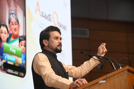 Anurag Thakur launches, 'Azadi Quest’ a series of online educational games