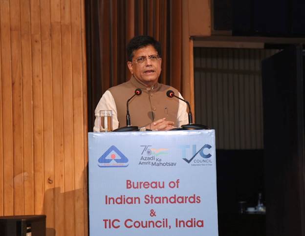 Union Minister Piyush Goyal suggests having Quality Control Order for more products