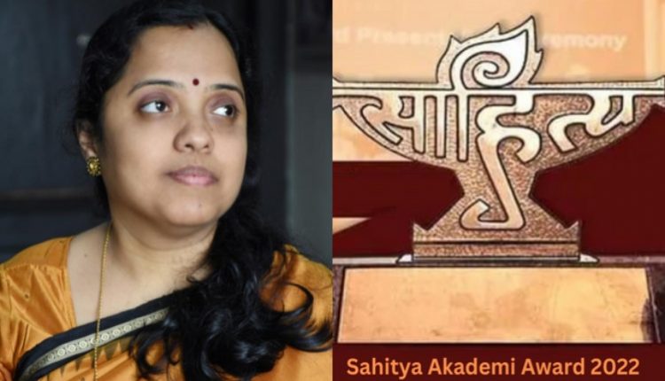 Writer Gayatribala Panda conferred with Kendra Sahitya Ekademi Award 2022