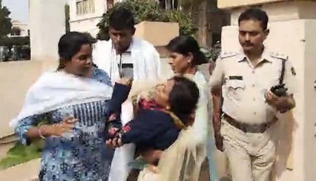 Woman attempts suicide in front of Odisha State Police Headquarters