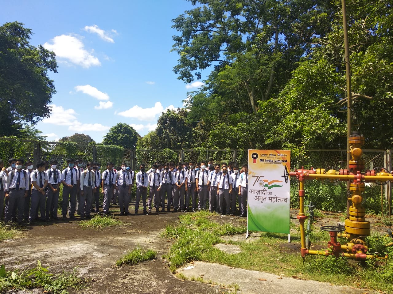 OIL organises study visit of school students to Oil Well