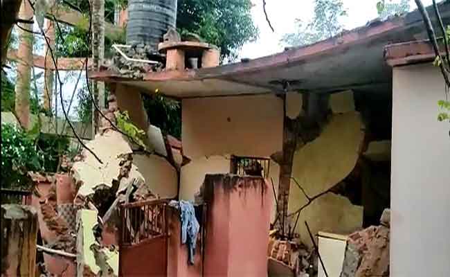 Huge blast at Balanga Police Station in Puri