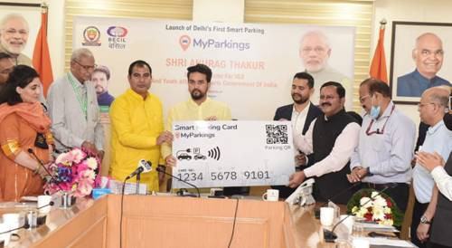 Shri Anurag Thakur launches MyParkings app