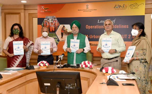 Hardeep Singh Puri launches the Operational Guidelines for Swachh Bharat Mission – Urban 2.0