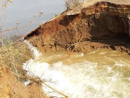 ଇନ୍ଦ୍ରାବତୀ କେନାଲରେ ୨୦ ଫୁଟର ଘାଇ