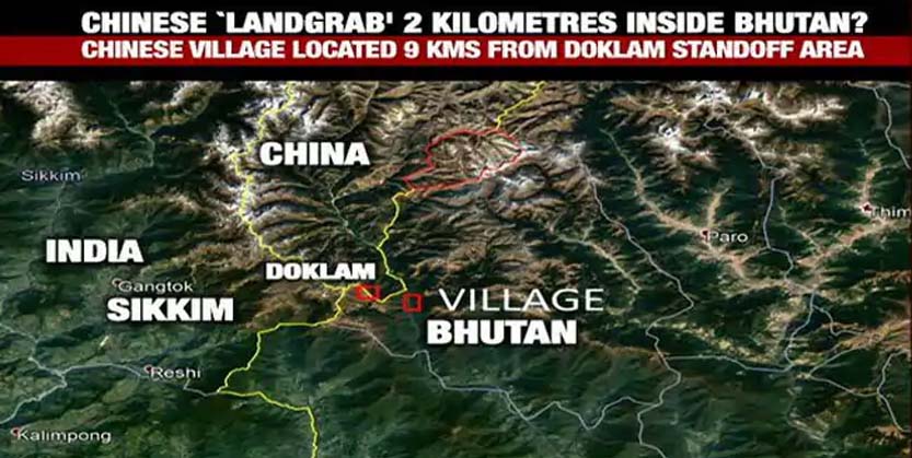 ସୀମାରେ ଶକ୍ତି ବଢାଉଛି ଚୀନ୍ : ଡୋକଲାମରୁ ୯ କିମି ଦୂରରେ ଗ୍ରାମ ନିର୍ମାଣ
