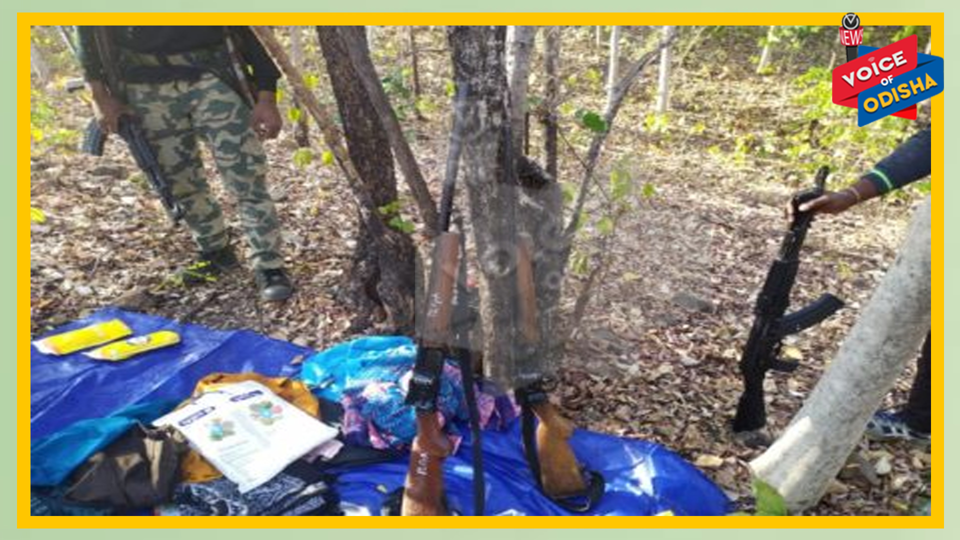 ବିପୁଳ ପରିମାଣରେ ମାଓ ଅସ୍ତ୍ରଶସ୍ତ୍ର ଓ ବିସ୍ଫୋରକ ସାମଗ୍ରୀ ଜବତ