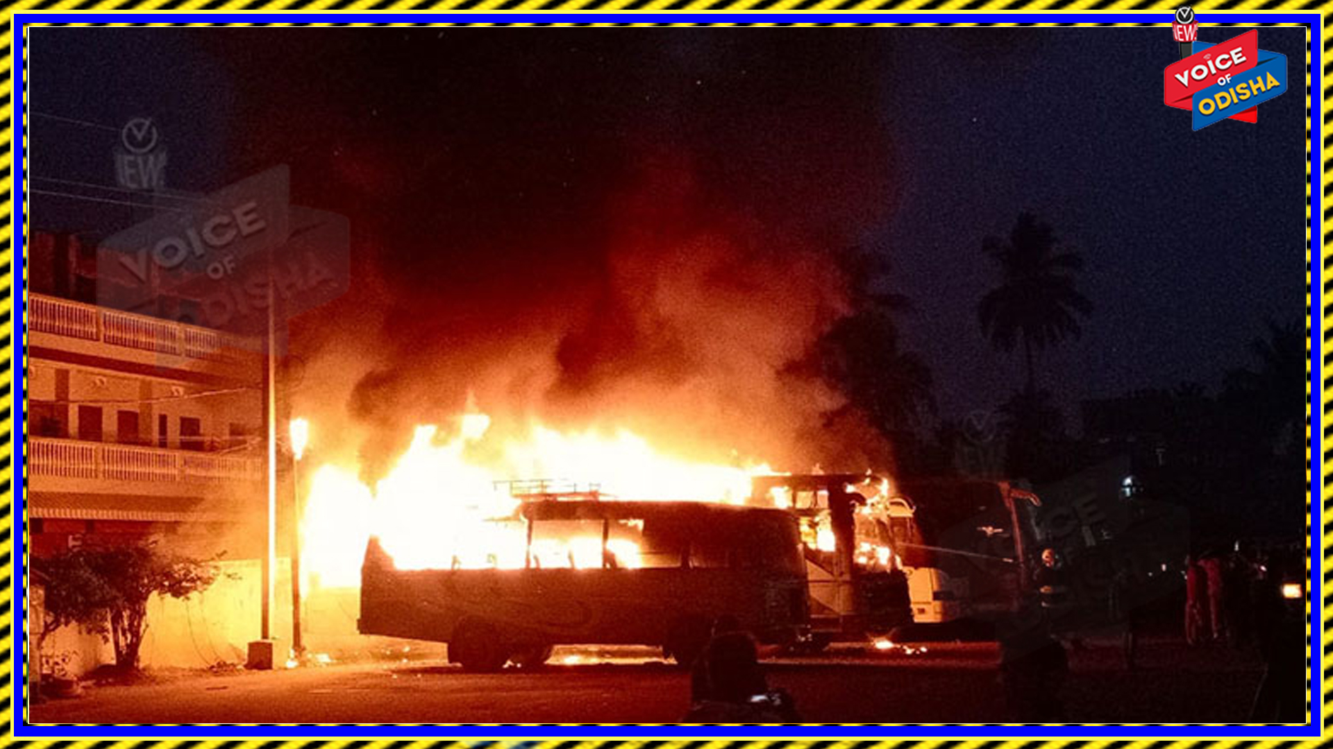 ପୁରୀରେ ୩ଟି ବସରେ ଲାଗିଲା ନିଆଁ