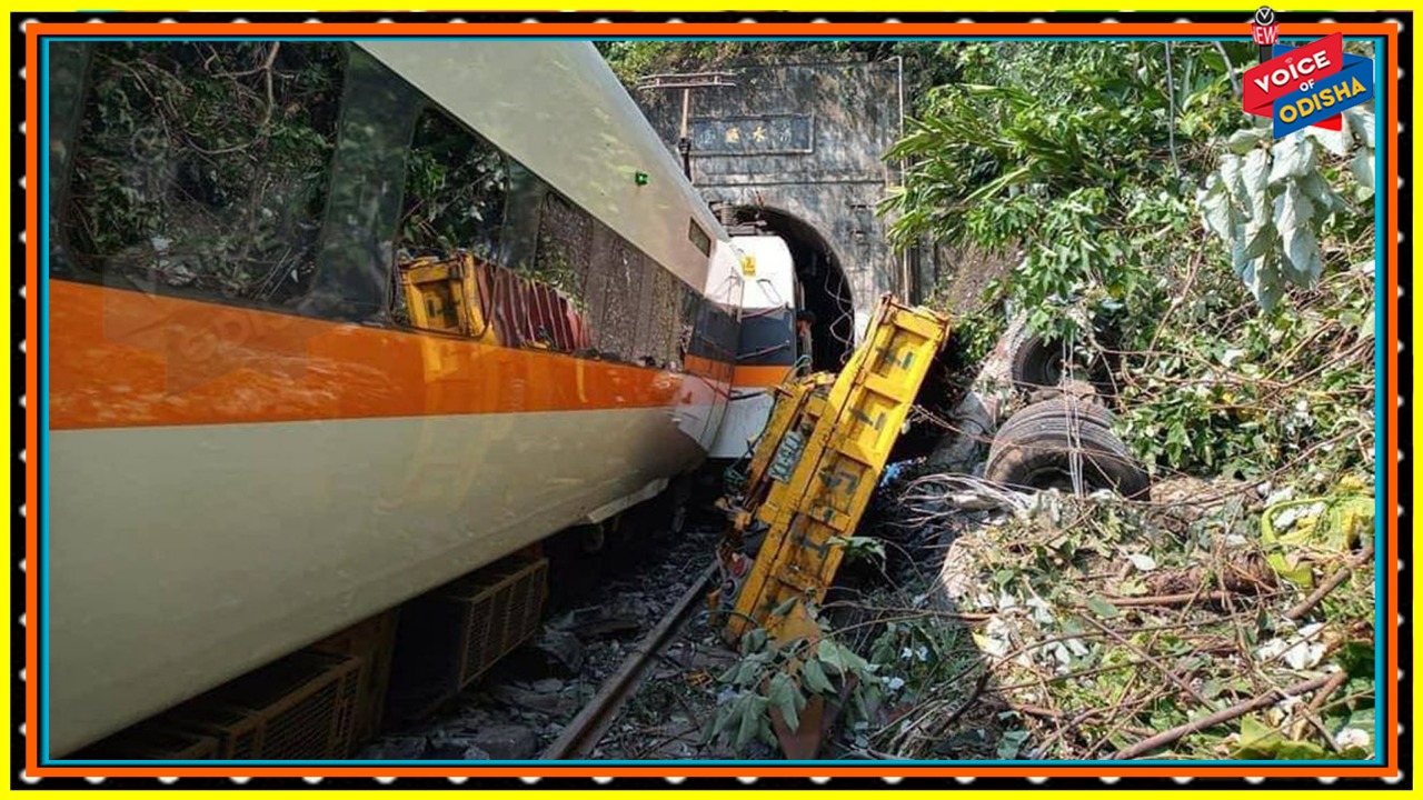 ତାଇଓ୍ଵାନ୍‌ର ଏକ ଟ୍ରେନ୍‌ ଧାରଣାଚ୍ୟୁତ ହେବାରୁ ୩୬ ଜଣଙ୍କ ମୃତ୍ୟୁ