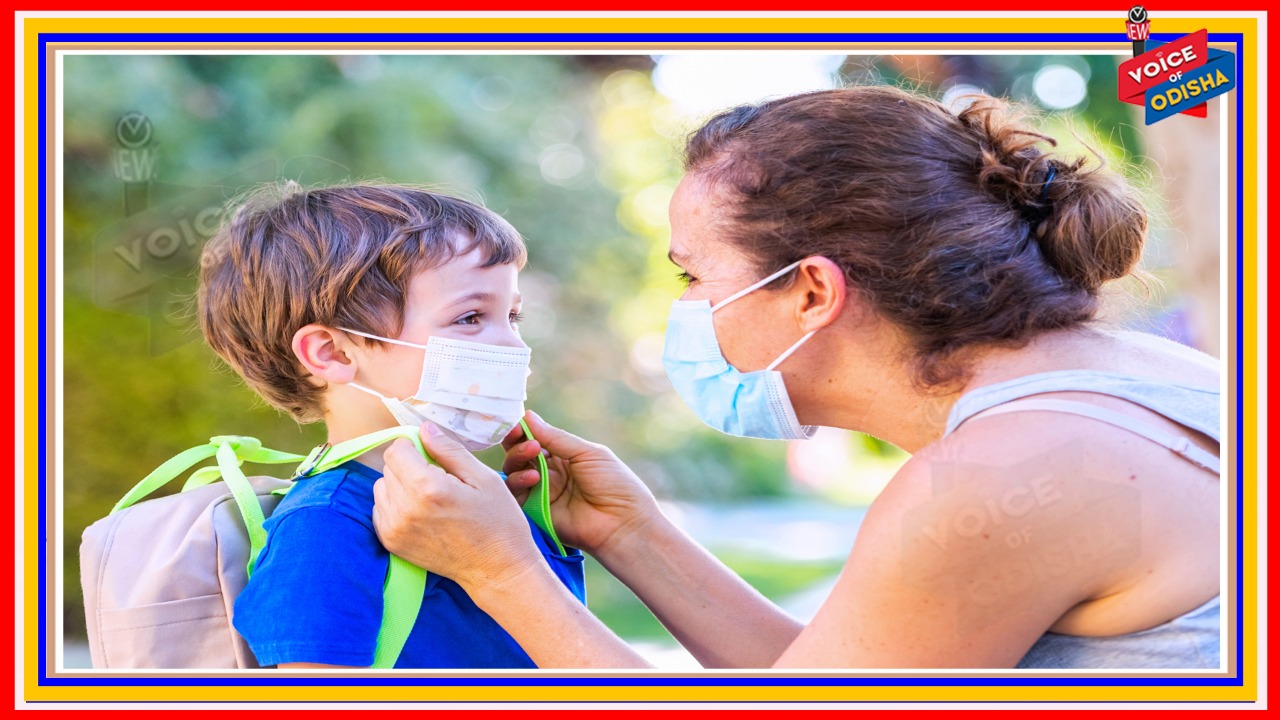 ଦୁଇ ବର୍ଷରୁ ଅଧିକ ପିଲାମାନେ ବାହାରକୁ ଯିବାବେଳେ ମାସ୍କ ପିନ୍ଧାନ୍ତୁ