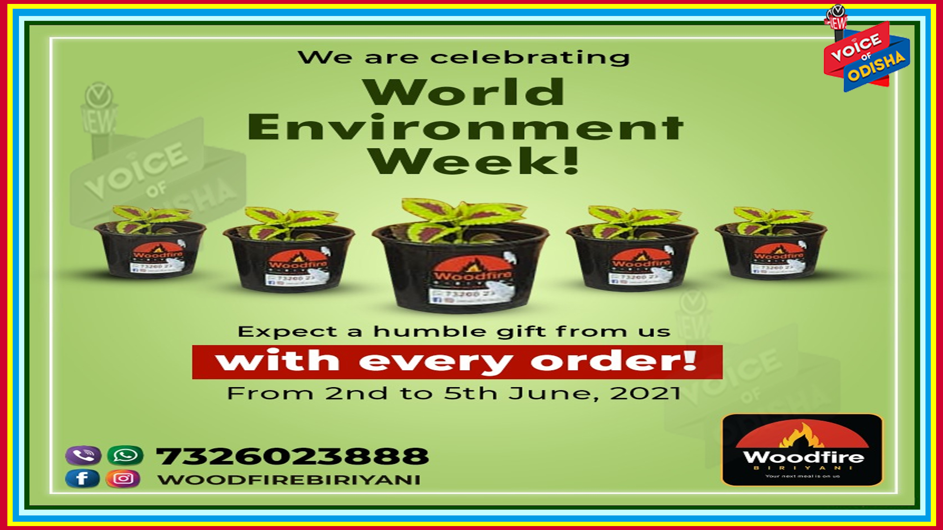 ବିଶ୍ୱ ପରିବେଶ ଦିବସ ଉପଲକ୍ଷେ ‘ଉଡ଼ ଫାୟାର’ର ଅଭିନବ ପଦକ୍ଷେପ