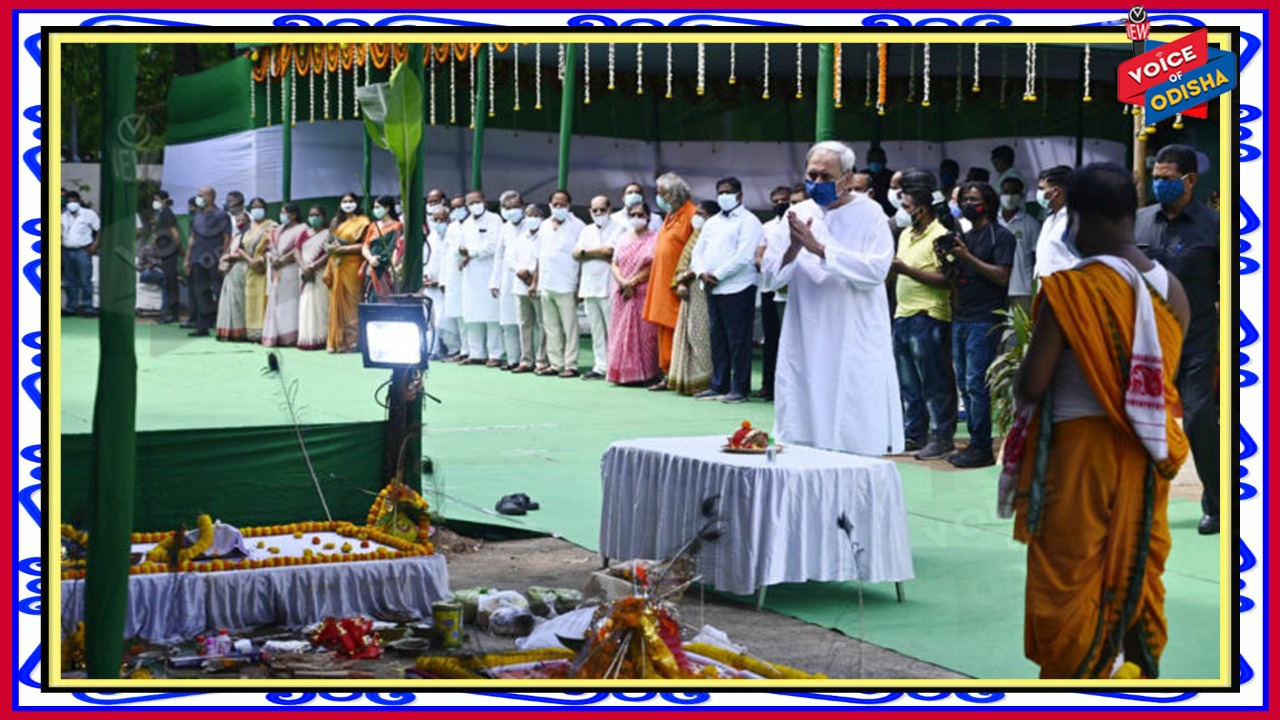 ବିଜେଡିର ରାଜ୍ୟ କାର୍ଯ୍ୟାଳୟର ଭିତ୍ତିପ୍ରସ୍ତର ସ୍ଥାପନ କଲେ ମୁଖ୍ୟମନ୍ତ୍ରୀ