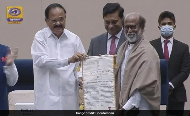 ରଜନୀକାନ୍ତ ପାଇଲେ ଦାଦା ସାହେବ ଫାଲ୍‌କେ ପୁରସ୍କାର