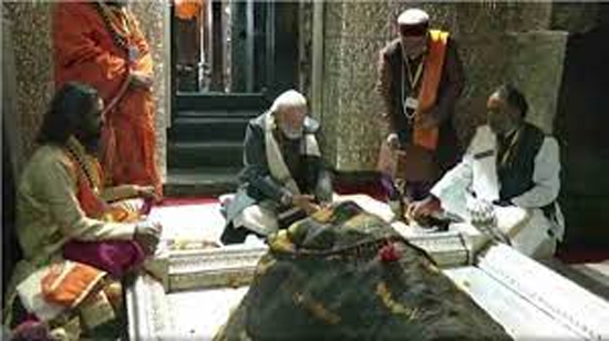 କେଦାରନାଥ ମନ୍ଦିରରେ ରୁଦ୍ରାଭିଷକେ କଲେ ପ୍ରଧାନମନ୍ତ୍ରୀ