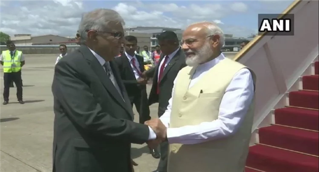 ଶ୍ରୀଲଙ୍କାରେ ପହଁଚିଲେ ମୋଦୀ