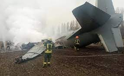 ରୁଷ୍‌ର ପରିବହନ ବିମାନ ନଷ୍ଟ କଲା ୟୁକ୍ରେନ୍