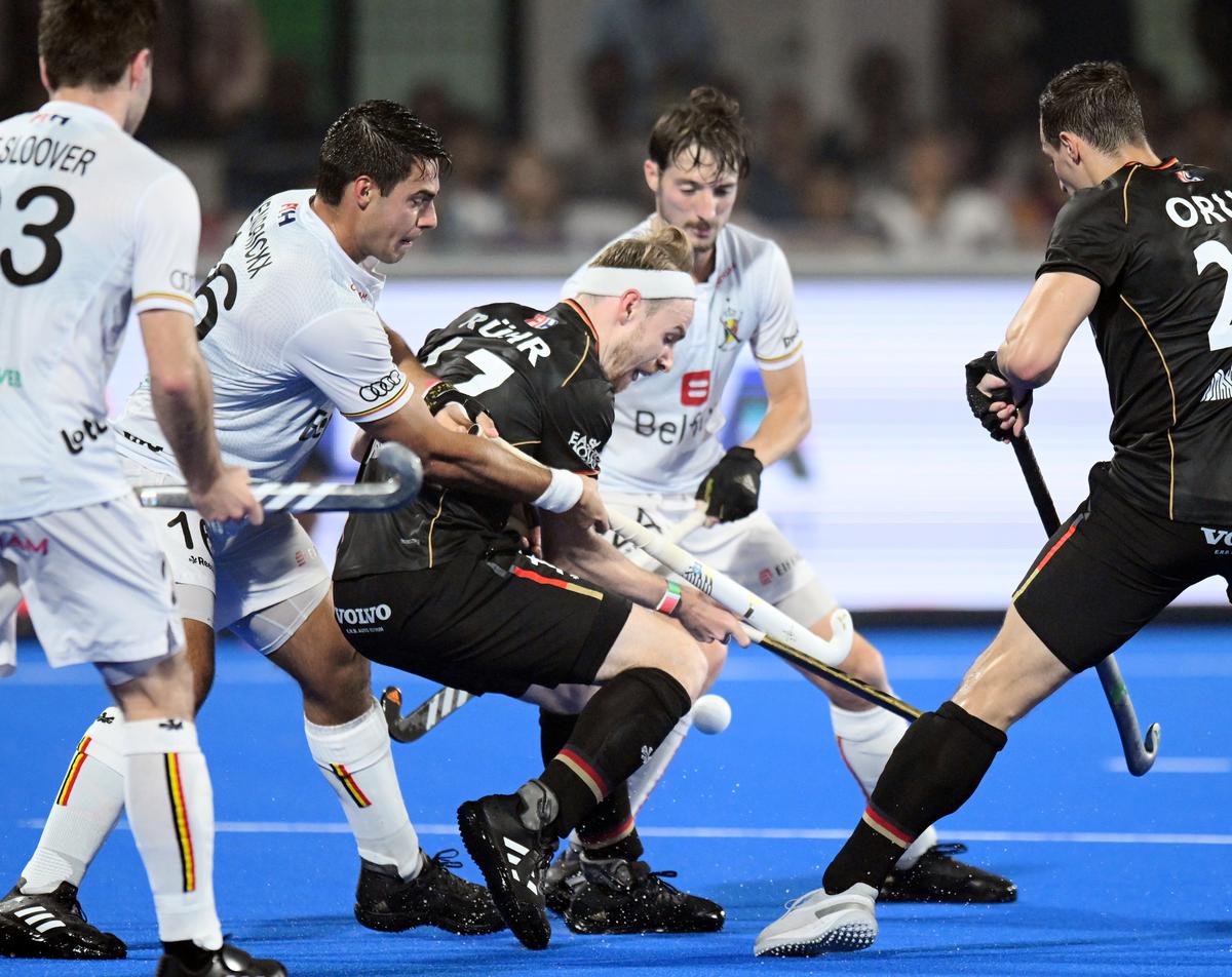  ପୁରୁଷ ହକି ବିଶ୍ୱକପ୍‌ ଫାଇନାଲ୍‌, ବେଲଜିୟମ୍ -ଜର୍ମାନୀ ଲଢ଼େଇ