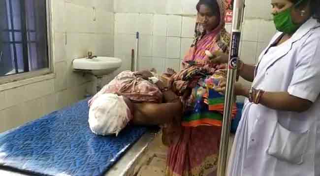 ଧାନକଳରେ କଟି ମହିଳା ଗୁରୁତର 