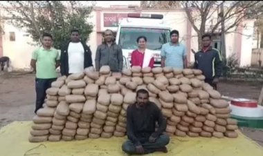 4 quintal ganja seized from Ambulance, driver arrested in Subarnapur