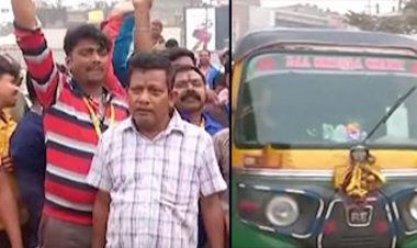 Auto rickshaw drivers stage protest over ‘humiliation’ in Bhubaneswar