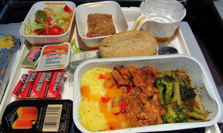 ବିମାନ ମଧ୍ୟରେ ଯାତ୍ରୀଙ୍କୁ ପରସା ଯାଉଥିବା ଖାଦ୍ୟରେ ପୋକ