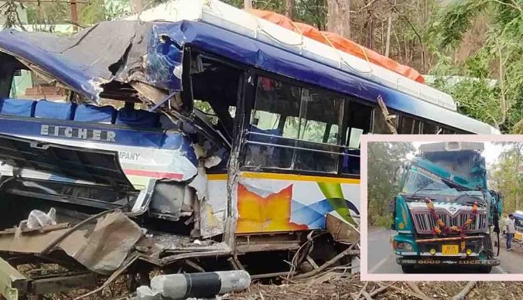 Truck hit bus in Boudh; four critical among 10 injured