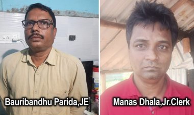 Odisha Vigilance nabs JE, Jr Clerk For Bribery