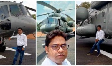 Odisha pharmacist nixed for taking selfie with President's chopper
