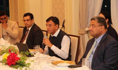 Mansukh Mandaviya interacts with representatives of Japanese Medical Devices Companies