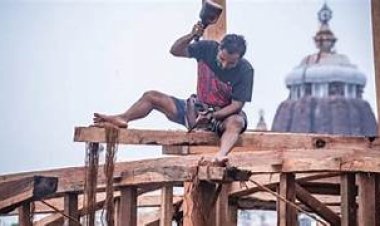 ସ୍ନାନପୁର୍ଣ୍ଣିମା ପୂର୍ବରୁ ତିନି ରଥର ଚାରି ନାହାକା ଉଠିଲା