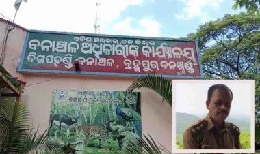 Digapahandi Forest Ranger under Vigilance scanner