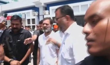 ମଣିପୁର ଯାଉଥିବା ରାହୁଲ୍‌ ଗାନ୍ଧୀଙ୍କ ଗାଡ଼ିକୁ ଚୁରାଚାନ୍ଦପୁରରେ ଅଟକାଇଲା ପୁଲିସ