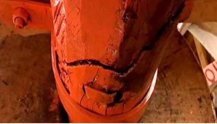 Cracks appear in Darpadalana Chariot wheels before Rath Yatra