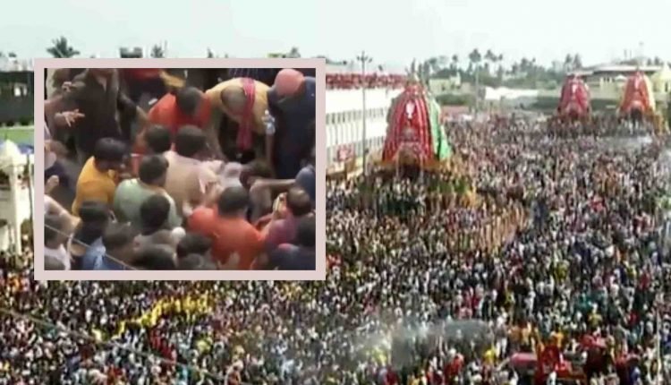 Stampede-Like Situation During Jagannath Rath Yatra In Puri leaves Several Injured