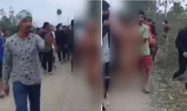 ୨ମହିଳାଙ୍କୁ ବିବସ୍ତ୍ର କରି ରାସ୍ତାରେ ଚଲାଇଲେ