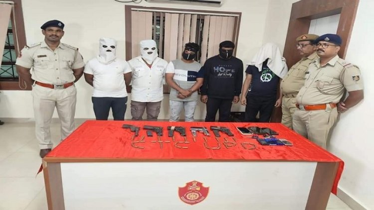 Criminal Gang arrested for illegal firearms possession in Cuttack