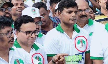 Mayurbhanj Collector, SP Trigger Controversy By Wearing T-Shirts With CM’s Logo