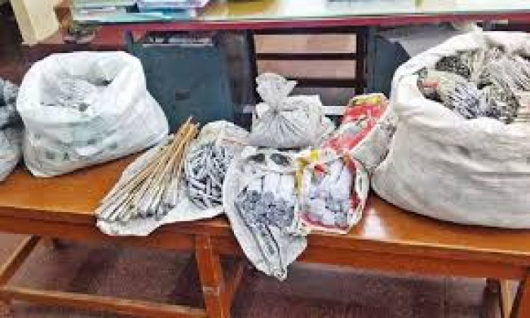 ବିପୁଳ ପରିମାଣର ବାଣ ଜବତ