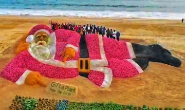 ୨ ଟନ୍‌ ପିଆଜରେ ୧୦୦ ଫୁଟର ସାନ୍ତାକ୍ଲଜ